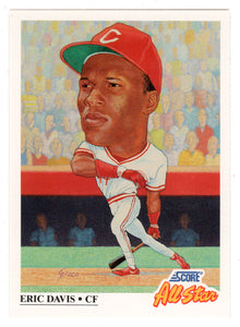 Eric Davis - Cincinnati Reds - All Star (MLB Baseball Card) 1991 Score # 669 Mint