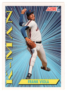 Frank Viola - New York Mets - K-Man (MLB Baseball Card) 1991 Score # 687 Mint