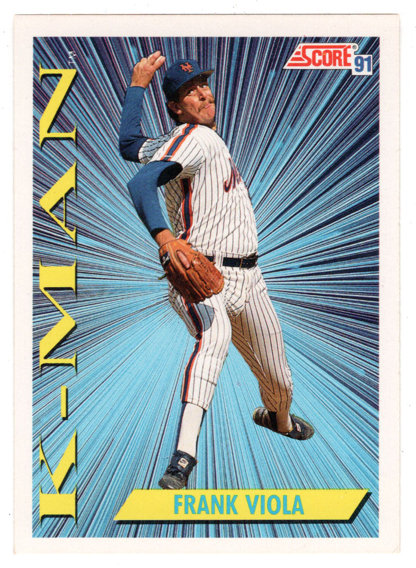 Frank Viola - New York Mets - K-Man (MLB Baseball Card) 1991 Score # 687 Mint