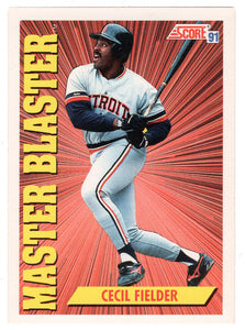 Cecil Fielder - Detroit Tigers - Master Blaster (MLB Baseball Card) 1991 Score # 693 Mint