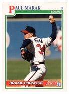 Paul Marak RC - Atlanta Braves (MLB Baseball Card) 1991 Score # 712 Mint