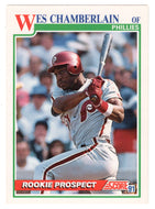 Wes Chamberlain RC - Philadelphia Phillies (MLB Baseball Card) 1991 Score # 713 Mint
