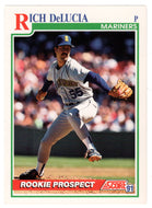 Rich DeLucia RC - Seattle Mariners (MLB Baseball Card) 1991 Score # 728 Mint