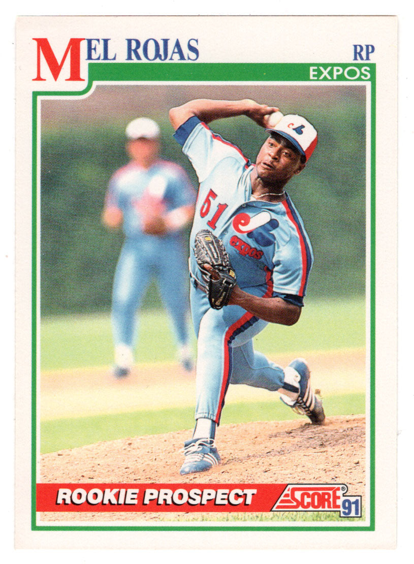 Mel Rojas - Montreal Expos (MLB Baseball Card) 1991 Score # 729 Mint