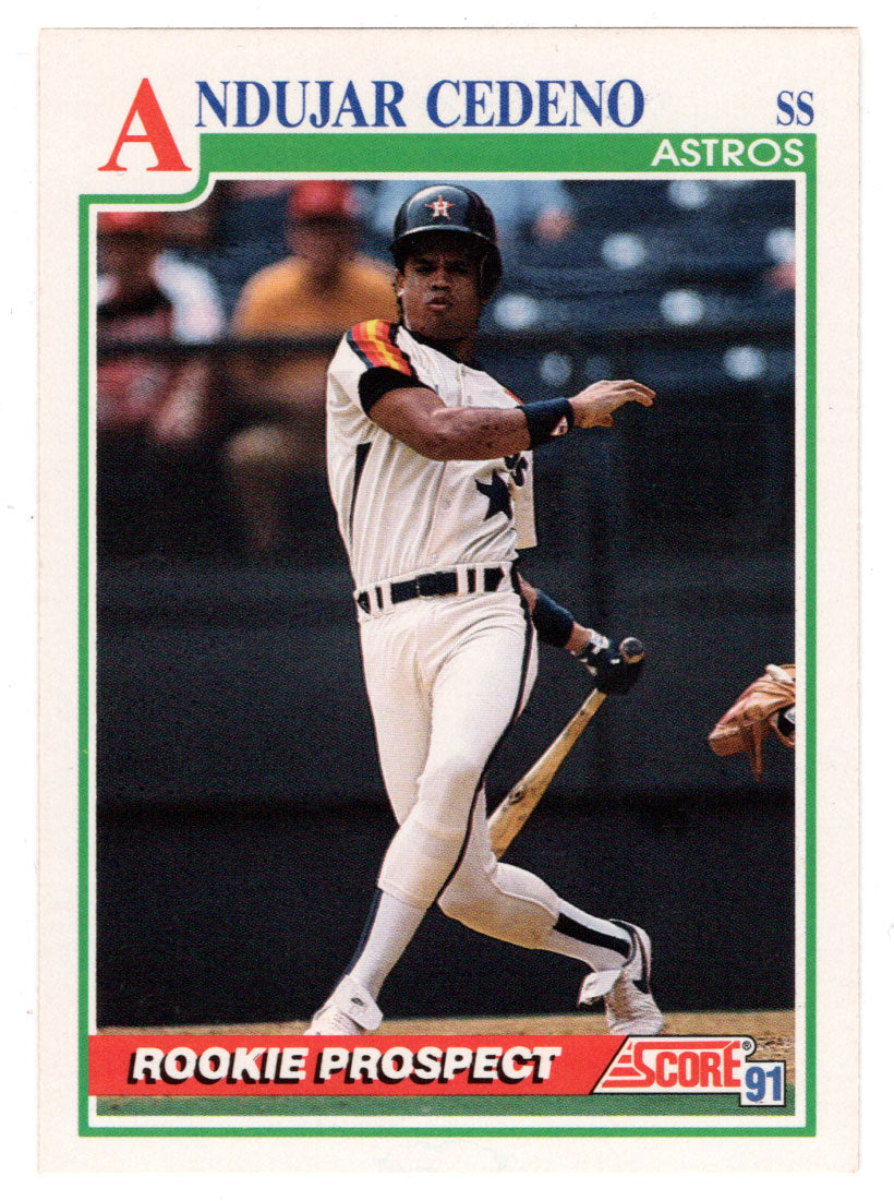 Andujar Cedeno - Houston Astros (MLB Baseball Card) 1991 Score # 753 Mint