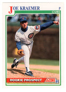 Joe Kraemer - Chicago Cubs (MLB Baseball Card) 1991 Score # 755 Mint