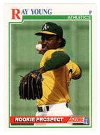 Ray Young RC - Oakland Athletics (MLB Baseball Card) 1991 Score # 761 Mint