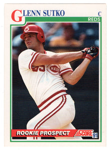 Glenn Sutko RC - Cincinnati Reds (MLB Baseball Card) 1991 Score # 767 Mint