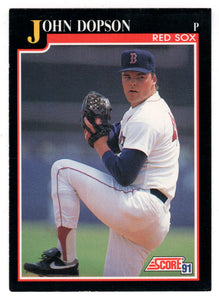 John Dopson - Boston Red Sox (MLB Baseball Card) 1991 Score # 772 Mint