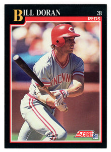 Bill Doran - Cincinnati Reds (MLB Baseball Card) 1991 Score # 775 Mint