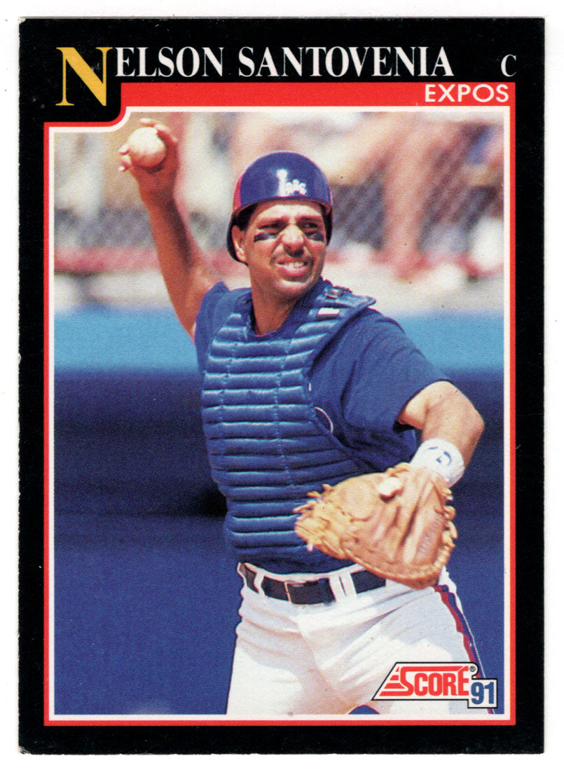 Nelson Santovenia - Montreal Expos (MLB Baseball Card) 1991 Score # 777 Mint