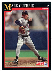 Mark Guthrie - Minnesota Twins (MLB Baseball Card) 1991 Score # 778 Mint
