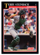 Terry Steinbach - Oakland Athletics (MLB Baseball Card) 1991 Score # 780 Mint