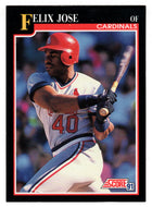 Felix Jose - St. Louis Cardinals (MLB Baseball Card) 1991 Score # 784 Mint