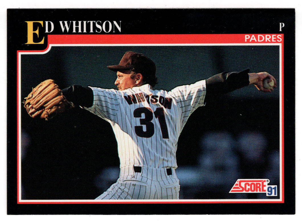 Ed Whitson - San Diego Padres (MLB Baseball Card) 1991 Score # 789 Mint
