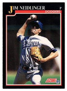 Jim Neidlinger RC - Los Angeles Dodgers (MLB Baseball Card) 1991 Score # 794 Mint