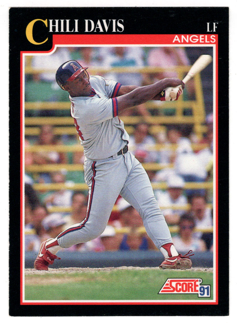 Chili Davis - California Angels (MLB Baseball Card) 1991 Score # 803 Mint