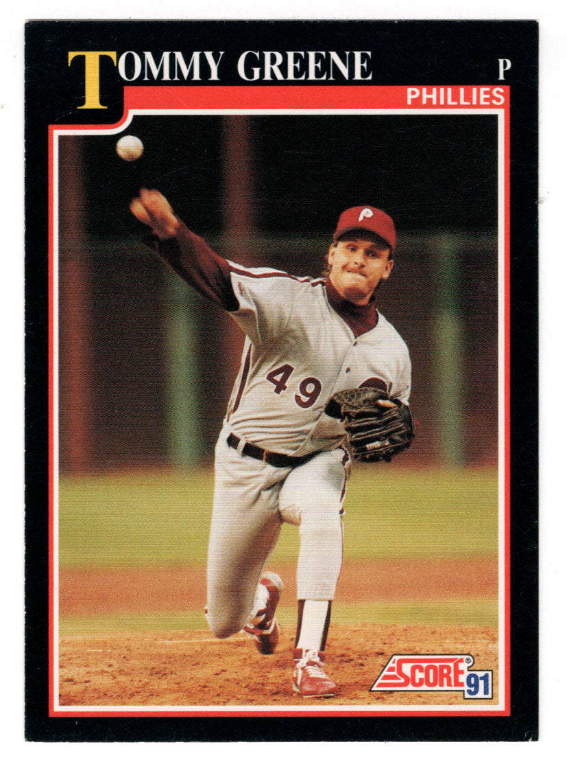 Tommy Greene - Philadelphia Phillies (MLB Baseball Card) 1991 Score # 808 Mint