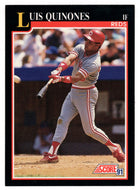 Luis Quinones - Cincinnati Reds (MLB Baseball Card) 1991 Score # 822 Mint