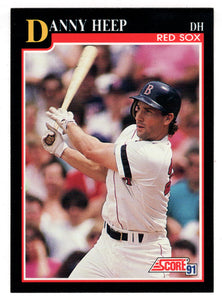 Danny Heep - Boston Red Sox (MLB Baseball Card) 1991 Score # 827 Mint