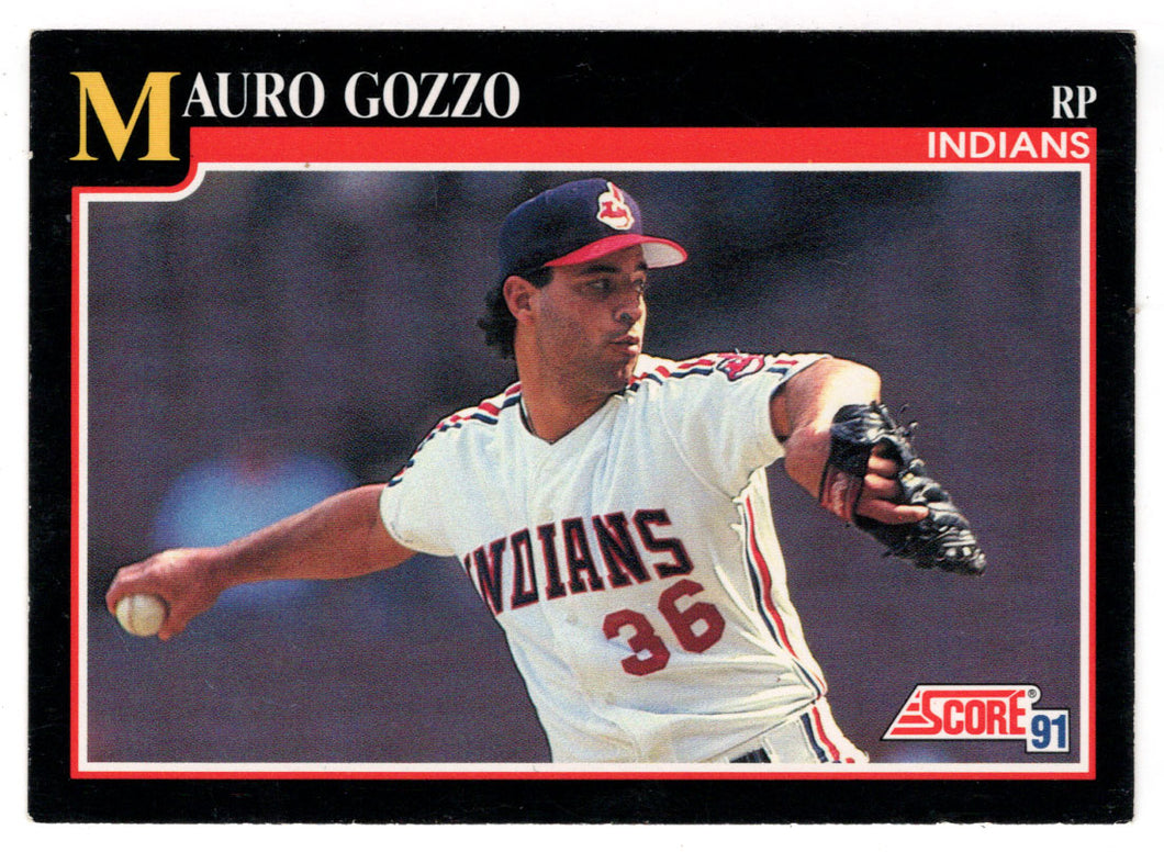 Goose Gozzo - Cleveland Indians (MLB Baseball Card) 1991 Score # 843 Mint
