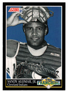 Sandy Alomar Jr. - Cleveland Indians - The Franchise (MLB Baseball Card) 1991 Score # 851 Mint