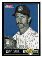 Robin Yount - Milwaukee Brewers - The Franchise (MLB Baseball Card) 1991 Score # 854 Mint