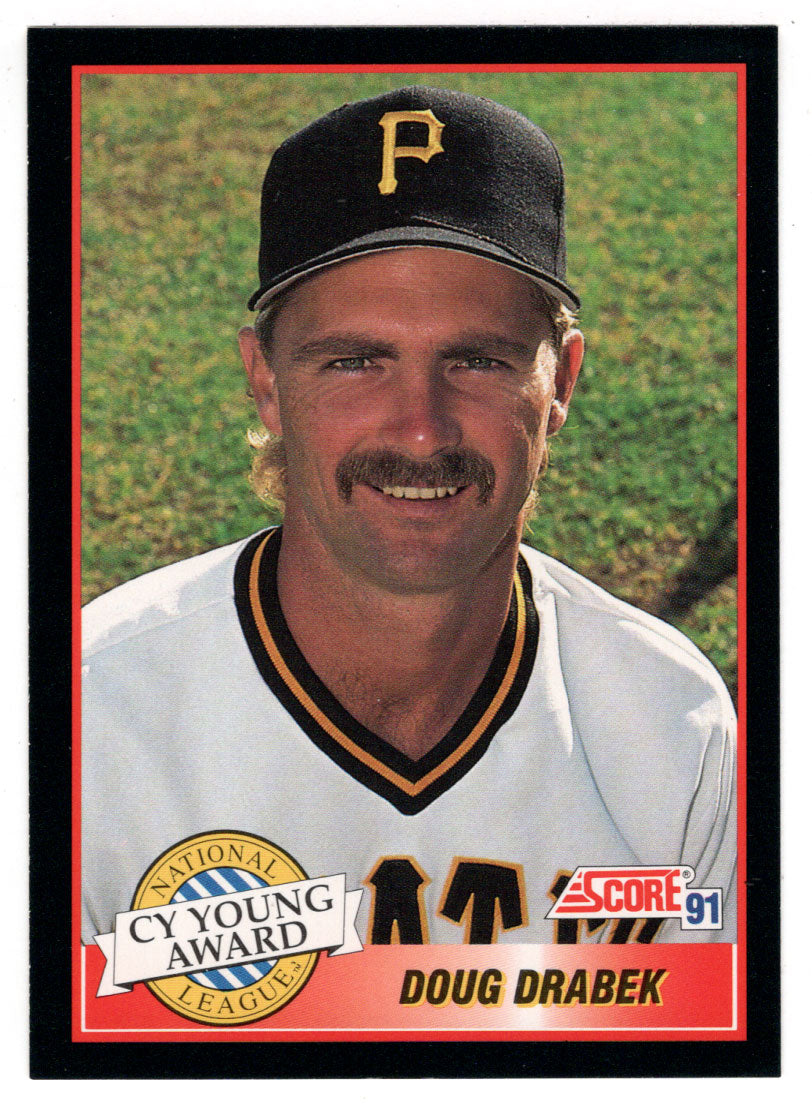 Doug Drabek - Pittsburgh Pirates - Cy Young Award (MLB Baseball Card) 1991 Score # 878 Mint