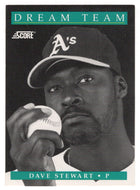 Dave Stewart - Oakland Athletics - Dream Team (MLB Baseball Card) 1991 Score # 883 Mint