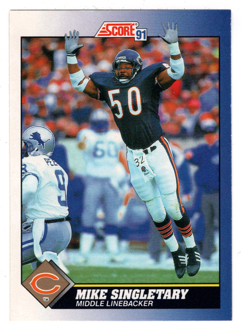 Mike Singletary - Chicago Bears (NFL Football Card) 1991 Score # 6 Mint