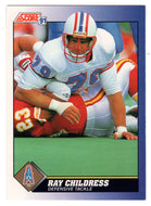 Ray Childress - Houston Oilers (NFL Football Card) 1991 Score # 79 Mint