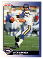Rich Gannon - Minnesota Vikings (NFL Football Card) 1991 Score # 86 Mint