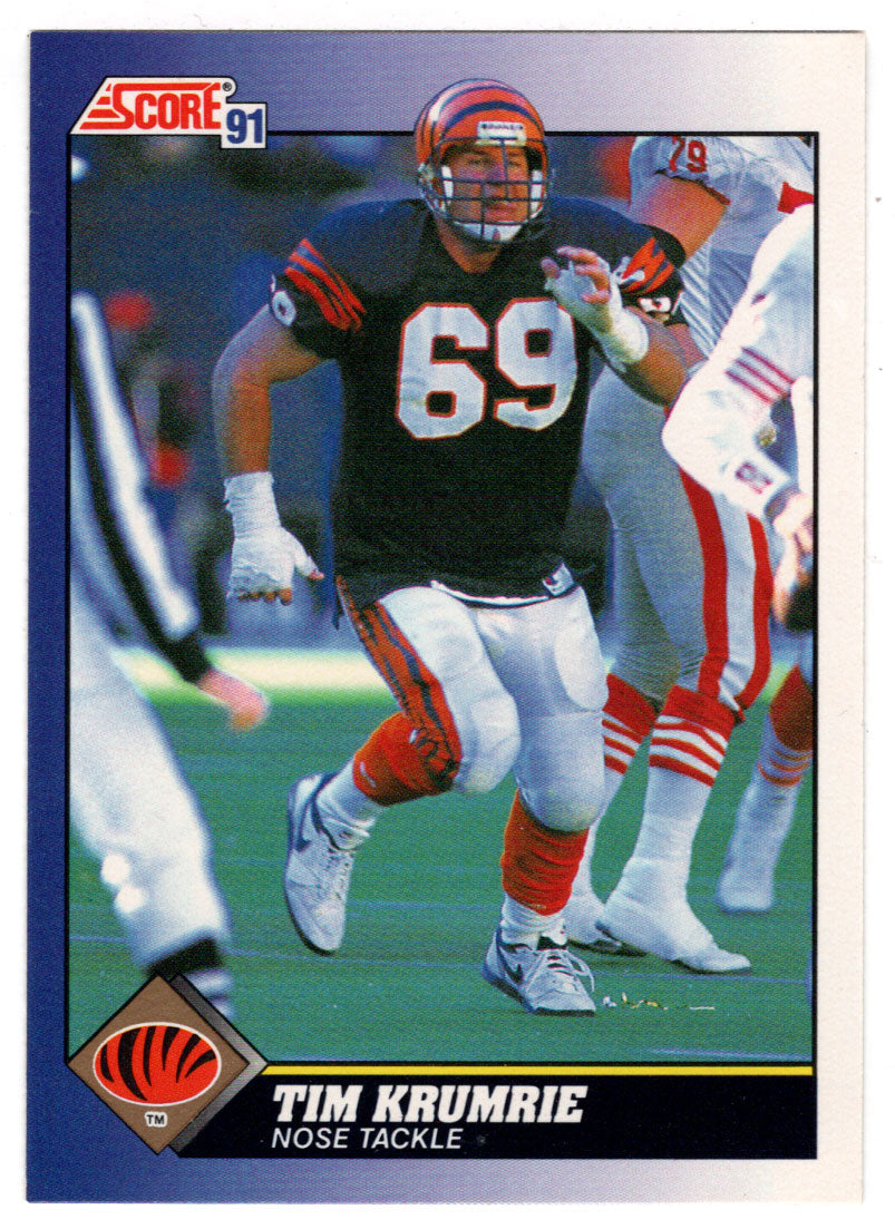 Tim Krumrie - Cincinnati Bengals (NFL Football Card) 1991 Score