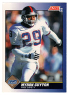 Myron Guyton - New York Giants (NFL Football Card) 1991 Score # 101 Mint