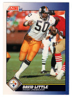 David Little - Pittsburgh Steelers (NFL Football Card) 1991 Score # 107 Mint