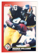 Warren Williams - Pittsburgh Steelers (NFL Football Card) 1991 Score # 112 Mint