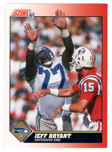 Jeff Bryant - Seattle Seahawks (NFL Football Card) 1991 Score # 116 Mint