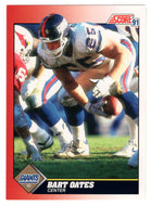 Bart Oates - New York Giants (NFL Football Card) 1991 Score # 130 Mint