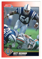 Jeff Herrod - Indianapolis Colts (NFL Football Card) 1991 Score # 132 Mint