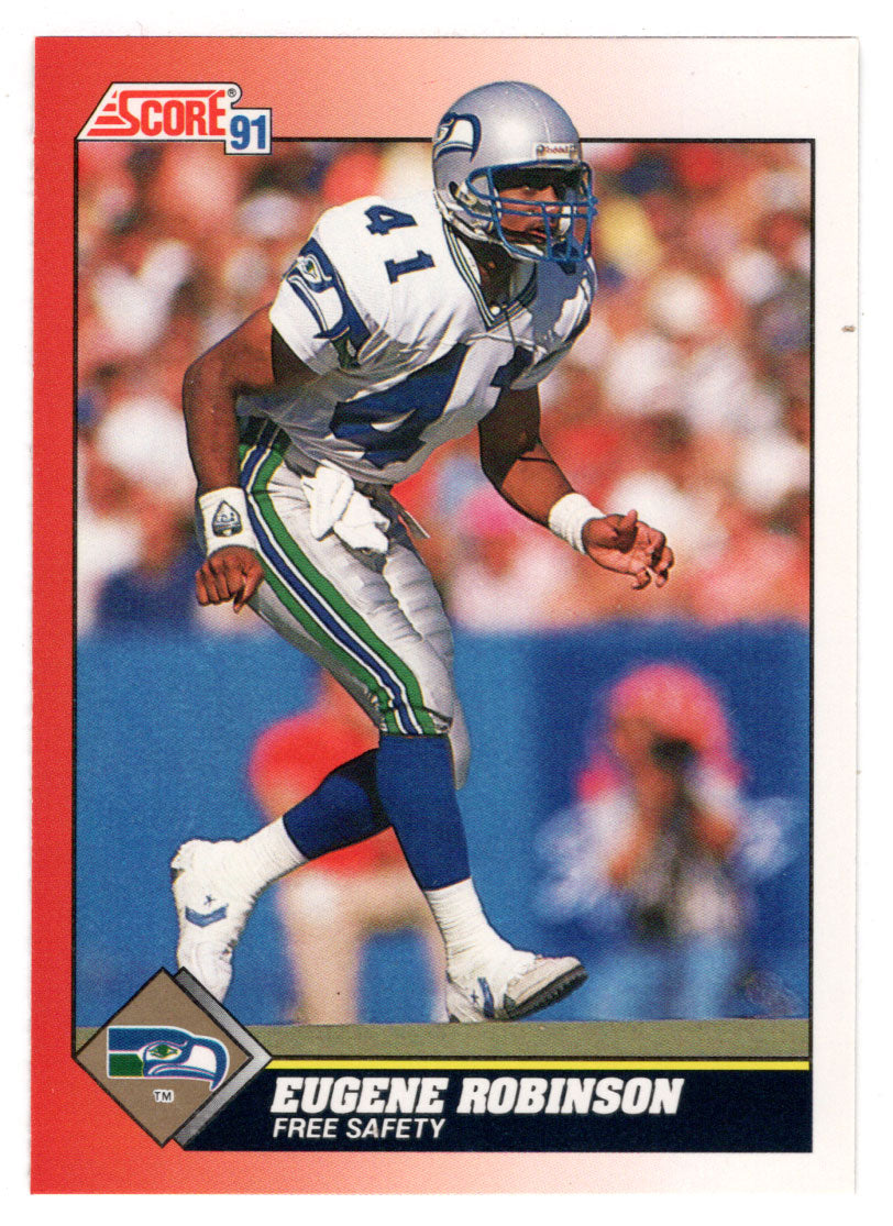 Eugene Robinson - Seattle Seahawks (NFL Football Card) 1991 Score # 141 Mint