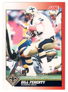 Gill Fenerty - New Orleans Saints (NFL Football Card) 1991 Score # 144 Mint
