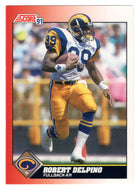 Robert Delpino - Los Angeles Rams (NFL Football Card) 1991 Score # 155 Mint