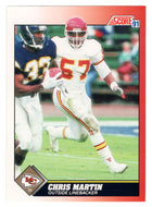 Chris Martin - Kansas City Chiefs (NFL Football Card) 1991 Score # 157 Mint