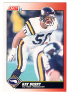 Ray Berry - Minnesota Vikings (NFL Football Card) 1991 Score # 158 Mint