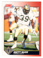 Brett Maxie - New Orleans Saints (NFL Football Card) 1991 Score # 165 Mint