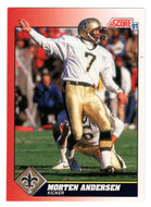 Morten Andersen - New Orleans Saints (NFL Football Card) 1991 Score # 166 Mint