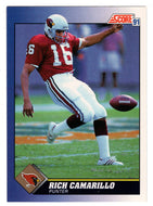 Rich Camarillo - Phoenix Cardinals (NFL Football Card) 1991 Score # 16 Mint