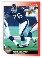 John Elliott - New York Giants (NFL Football Card) 1991 Score # 176 Mint
