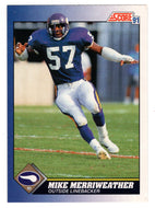 Mike Merriweather - Minnesota Vikings (NFL Football Card) 1991 Score # 17 Mint