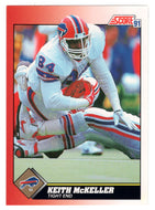 Keith McKeller - Buffalo Bills (NFL Football Card) 1991 Score # 192 Mint